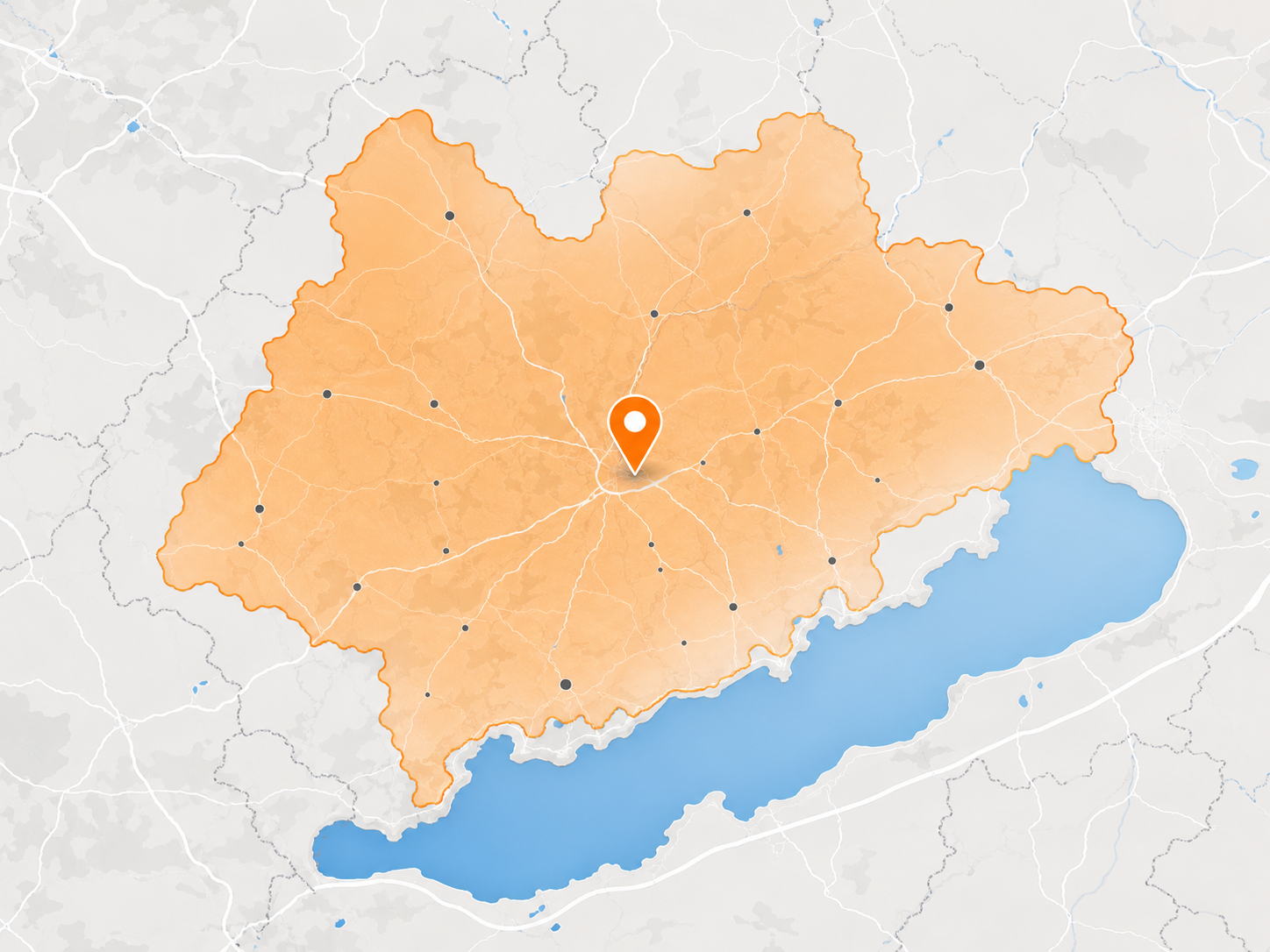 Szolgáltatási terület – Veszprém és Dunántúl